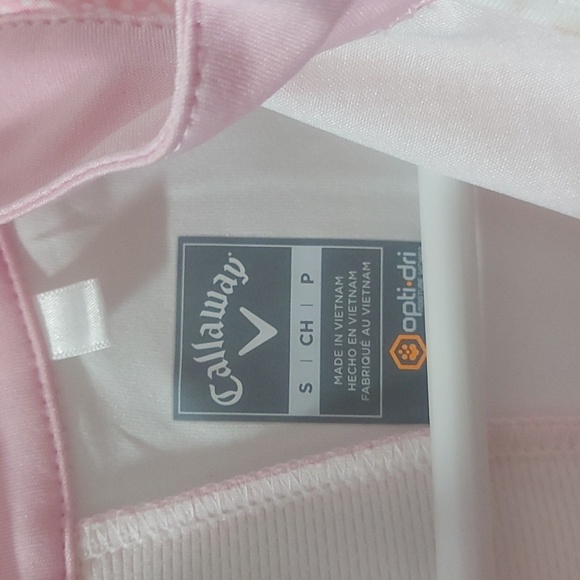 Brand New Women's Callaway Tanktop in Pink and White - Picture 4 of 4